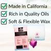 imageParaffin Wax Refills 6lb by FLEUR DE SPA  Made in USA  Infused with Coconut ampamp Jojoba Oils  Moisturizing Hydrating ampamp Soothing for Hands Feet ampamp Body  Spa ampamp Home UseTrue Peach