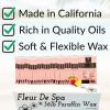 imageParaffin Wax Refills 6lb by FLEUR DE SPA  Made in USA  Infused with Coconut ampamp Jojoba Oils  Moisturizing Hydrating ampamp Soothing for Hands Feet ampamp Body  Spa ampamp Home UseUnscented