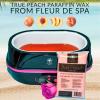 imageParaffin Wax Refills 6lb by FLEUR DE SPA  Made in USA  Infused with Coconut ampamp Jojoba Oils  Moisturizing Hydrating ampamp Soothing for Hands Feet ampamp Body  Spa ampamp Home UseTrue Peach