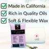 imageParaffin Wax Refills 6lb by FLEUR DE SPA  Made in USA  Infused with Coconut ampamp Jojoba Oils  Moisturizing Hydrating ampamp Soothing for Hands Feet ampamp Body  Spa ampamp Home UseTrue Lavender