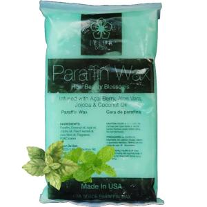 imageParaffin Wax Refills 6lb by FLEUR DE SPA  Made in USA  Infused with Coconut ampamp Jojoba Oils  Moisturizing Hydrating ampamp Soothing for Hands Feet ampamp Body  Spa ampamp Home UseWintergreen Spearmint Fragrance