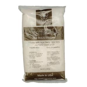 imageParaffin Wax Refills 6lb by FLEUR DE SPA  Made in USA  Infused with Coconut ampamp Jojoba Oils  Moisturizing Hydrating ampamp Soothing for Hands Feet ampamp Body  Spa ampamp Home UseUnscented