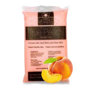 imageParaffin Wax Refills 6lb by FLEUR DE SPA  Made in USA  Infused with Coconut ampamp Jojoba Oils  Moisturizing Hydrating ampamp Soothing for Hands Feet ampamp Body  Spa ampamp Home UseTrue Peach